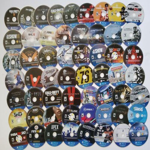 Ps4 15 discs w - $15, w/